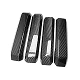 Real Carbon Fiber Car Interior Türgriff Panel Overlay Cover Trim Für Ford F150 F-150 Für Raptor 2015-2020 Autozubehör Auto Innengriff Türgriff (Farbe : Inner Door Handle 4PCS)