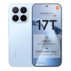 XIAOMI – XIAOMI 17T Smartphone 12+512GB, 6500mAh Akku, Leica 5X Telek