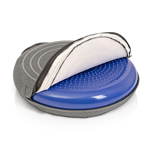 Image of Wobble Cushion Balance Disc - Wobble Disc & Wiggle Seat, Balance Pads for Physical Therapy, Wobble Disk, Sensory Room Equipment - Wobble Seat