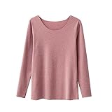 [Material de alta calidad]: esta ropa de abrigo está hecha de materiales de alta calidad, textura suave, llena de caída y elasticidad. La tela tiene una textura excelente y no se desvanece ni se hace bolitas. Tiene un buen rendimiento y puede proporcionarle delgadez y comodidad.