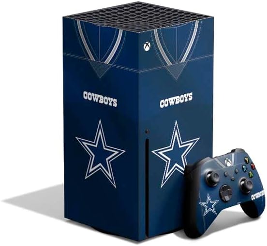 Skinit Decal Gaming Skin Compatible with Xbox Series X Bundle - Officially Licensed NFL Dallas Cowboys Design