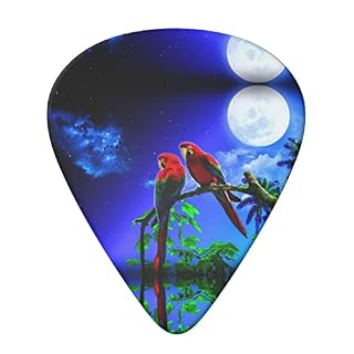 Parrot Lot de 6 médiators pour guitare acoustique, guitare électrique, basse, ukulélé – fins, moyens et épais. - Les Beatles, Paul McCartney, John Lennon, RIngo Starr, George Harrison Parrot Lot de 6 médiators pour guitare acoustique, guitare électrique, basse, ukulélé – fins, moyens et épais. – Image 3