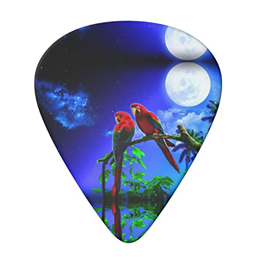 Parrot Lot de 6 médiators pour guitare acoustique, guitare électrique, basse, ukulélé – fins, moyens et épais. - Les Beatles, Paul McCartney, John Lennon, RIngo Starr, George Harrison Parrot Lot de 6 médiators pour guitare acoustique, guitare électrique, basse, ukulélé – fins, moyens et épais. – Image 4