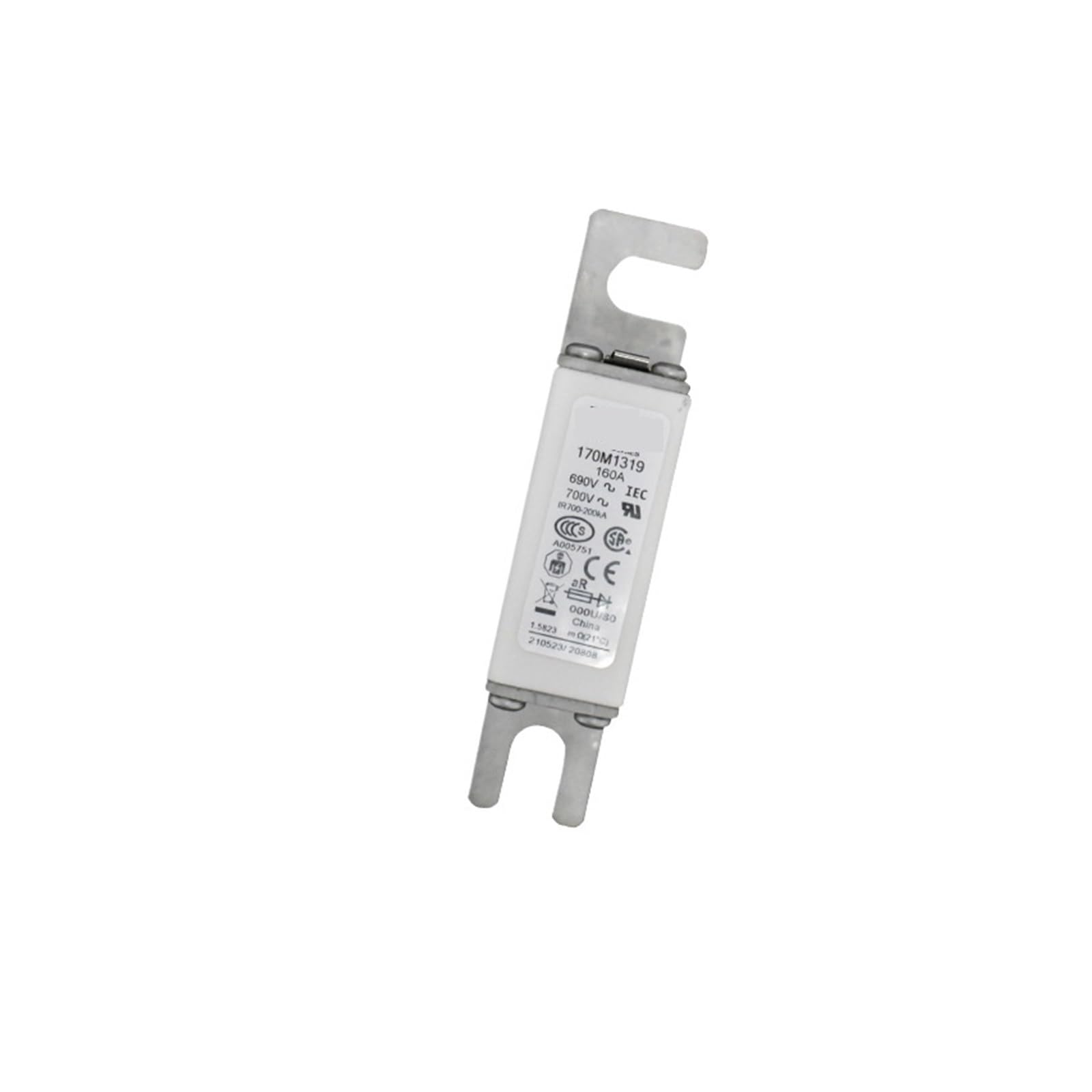 170M1319 fusible de acción rápida y series 170M1320 170M1321 para instalaciones
