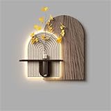 Genérico Sandstone Wall Art With Warm LED Light, 3D Decor For Entrance Foyer, Plug-in Power Supply Wall Decoration For Living Room, Bedroom(C,23.6 * 23.6')