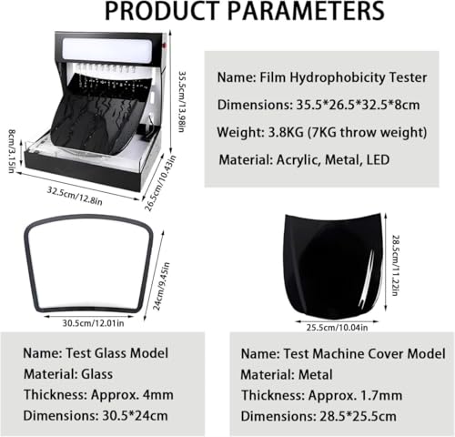 Machine d'essai hydrophobe pour supprimer les défauts de pose