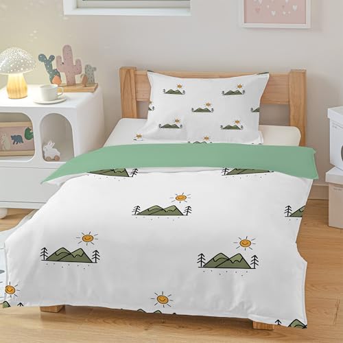 Funda Nórdica Cama 90 Montañas Verdes