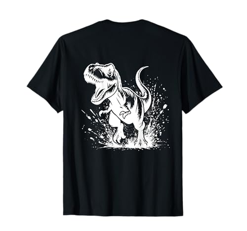 Image of #snirt Dinosaur T-Shirt Dino Hoody T-Rex Motif Cushion Dino T-Shirt