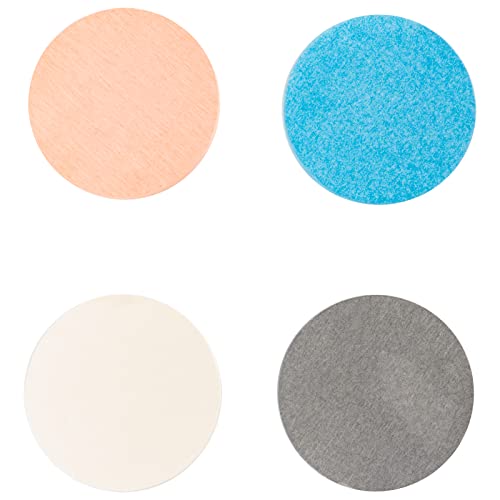 Lot de 4 dessous de verre anti-chute, incassables, absorbants, couleur unie, imitation céramique, pour la protection de la table, convient pour les types de tasses, table en bois, 10,2 cm Cover