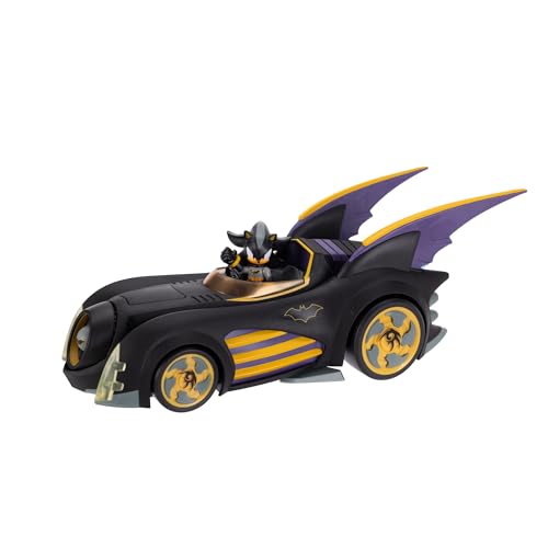 DC X Sonic Batmobile Shadow-fied! with Cool 2.5 Inch Shadow Action Figure as Batman, from the DC x Sonic the Hedgehog Comic Book Series - A Collector's Must Have! - image 7