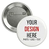 Monkey Duo Custom Pins – Personalized Button Pins with Photo, Logo or Text – USA-Made Parts for Events, Campaigns & Memorials - 2.25' Pinback - 1 Pack