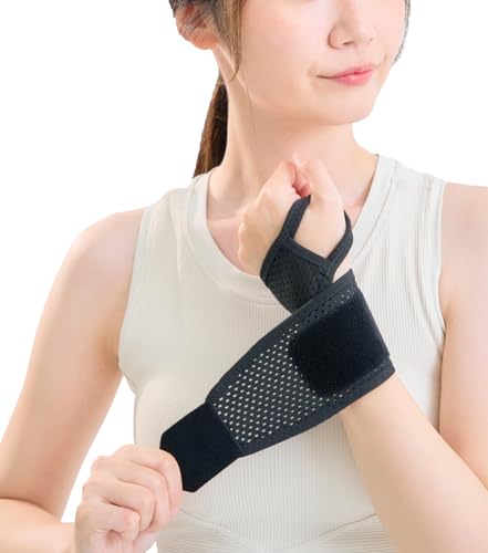 【柔道整復師監修】RELAXEE 手首サポーター メッシュ素材 固定 薄手 薄型 長袖の下でもゴワつかない 吸汗速乾 蒸れない 1枚入りの商品画像（Amazon）