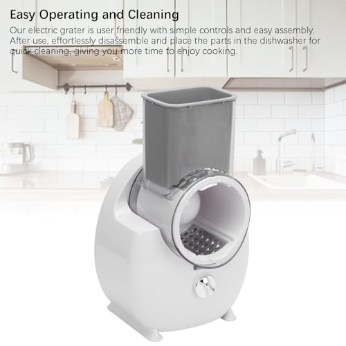 Rallador eléctrico automático de queso y verduras acero inoxidable miniatura 6