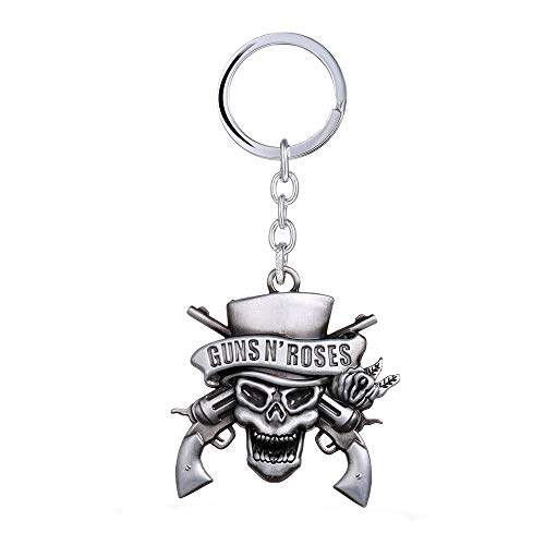 Générique GNR Porte-clés Métal Logo Rockin' Roots of GNR - 4,5 cm