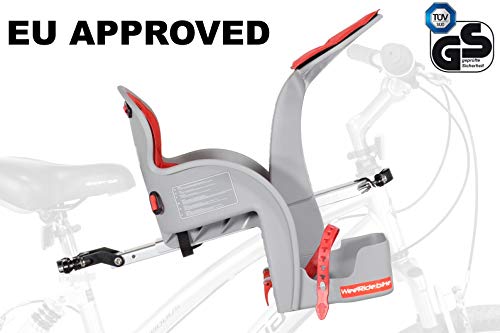 WeeRide Safe Front Mounted Children's Bike Seat - Red - Image 3