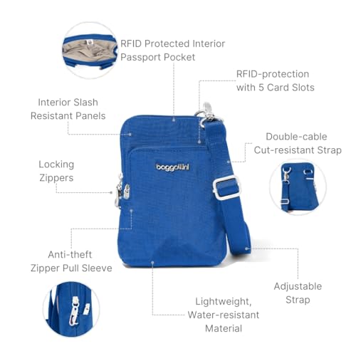 Image of Baggallini Anti-Theft Activity Crossbody Bag