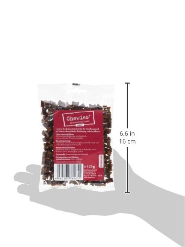 Chewies Hundeleckerli Training Mini Lachs Knöchelchen - 125 g - Hundesnacks zuckerfrei & mit hohem Fleischanteil - ideal als Trainings-Leckerli für Ihren Hund