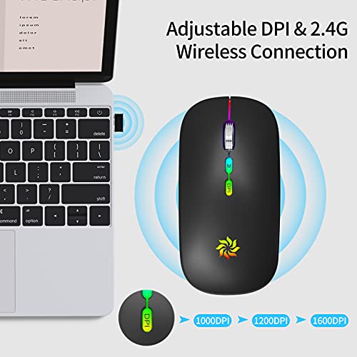LED-Wireless-Mouse-Slim-Silent-Mouse-24G-Rechargeable-Wireless-Computer-Mouse-Wireless-Mouse-for-Laptop-MacBook-iPad-Chromebook-with-USB-Type-c-Receiver