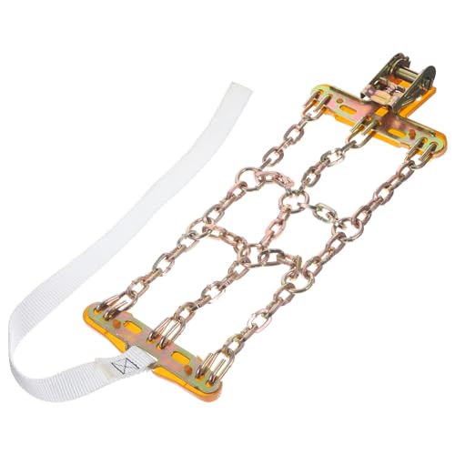 Alipis Adjustable Truck Tire Chains Car Snow Chains 165mm-205mm Anti-skid Low-temperature Resistant