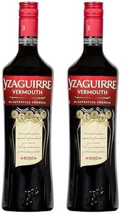 Yzaguirre Vermouth Rojo Clásico, Rotwein-Vermouth, 5 Flaschen à 1 Liter Plus 1 Geschenkflasche, Sonderangebot