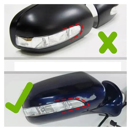 Coque ABS rétroviseurs Benz Classe E W211 noir brillant résistant - 3