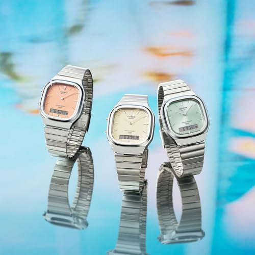 Amazon | [カシオ] CASIO アナデジ ANA-DIGI クオーツ 腕時計 Edgy
