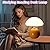 DKCONONY Mushroom Lamp for Bedroom Living Room,Mushroom Table Lamps for Bedside Night Stands,3 Color Temperature Desk Small Table Lamp,Cute Mini Modern Night Light Lamp,Unique Home Decoration