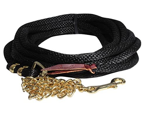 Showman Medium Brown Leather Training Bit Guard Guards 3