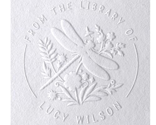 EX LIBRIS Library Book Embosser Seal Custom Personalized 5 Designs to Choose This Book Belongs to...