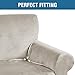 H.VERSAILTEX 1 Peice Stretch Velvet Sofa Covers for 3 Cushion Couch Covers Sofa Slipcovers Furniture Protector Soft, Crafted from Thick Comfy Rich Velour (Sofa 72