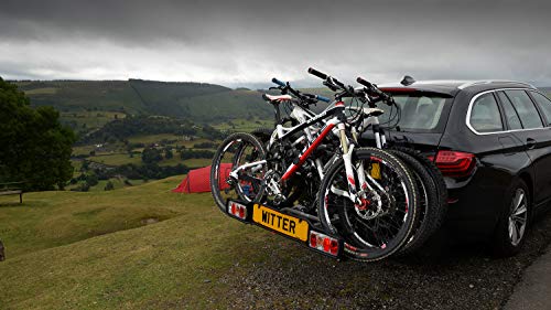 Witter ZX304 Clamp-on Towbar Mounted Bike Rack for 4 Bikes | Maximum load 60 kg | Lightboard for 13-pin sockets - Image 3