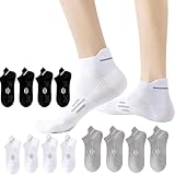 12 Pares Calcetines para Hombre y Mujer, Calcetas Deportivas Corte Bajo, Calcetín Transpirables y Duradero de Algodón...