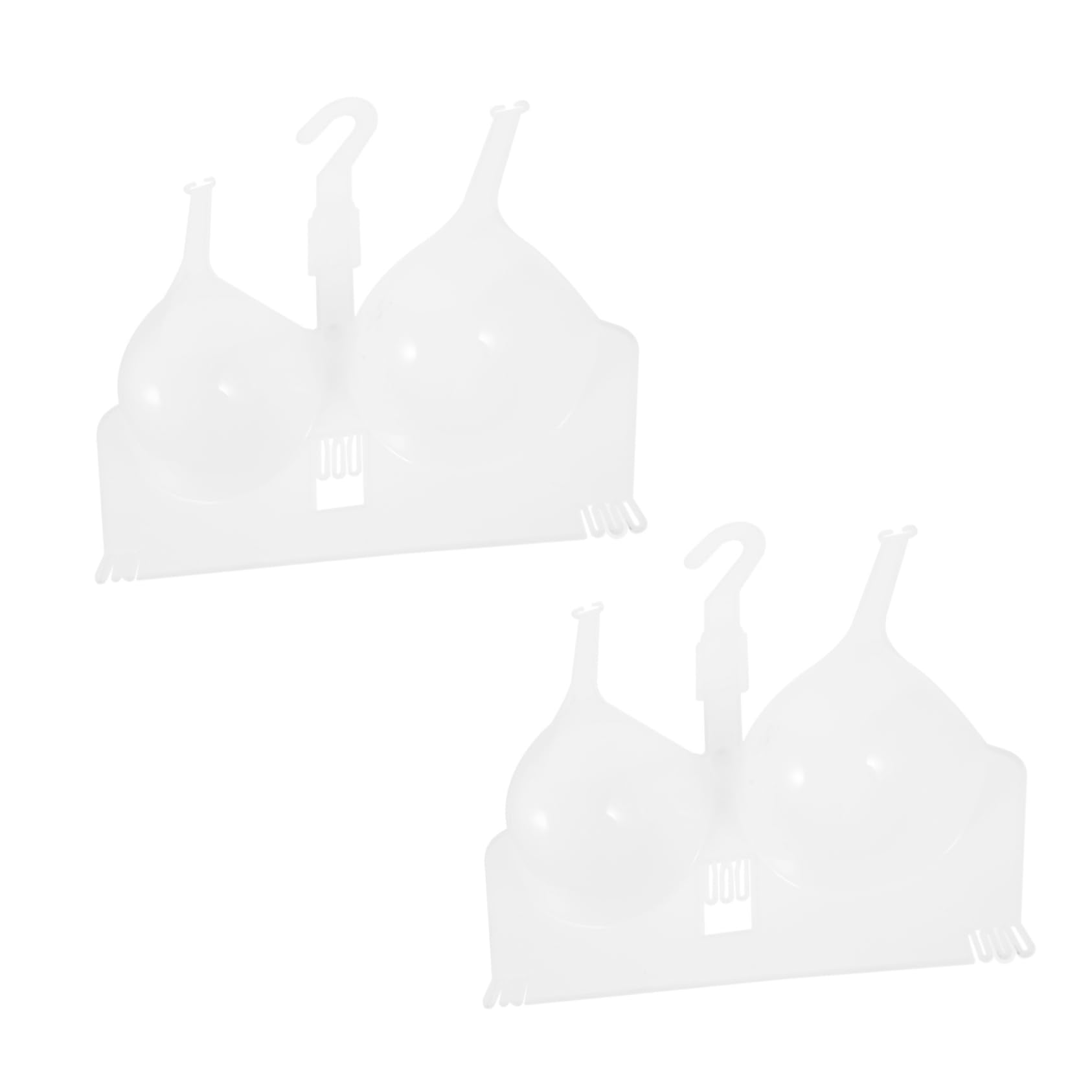 Unomor 2Pcs Mannequin with Hanger Underwear Display Stand for Clothes Store Portable for Showcasing Garments and Enhancing Store Presentation