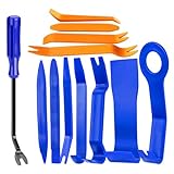 Oxxggkao Professionelles 12-teiliges Hebelwerkzeug Entfernungsset für Fahrzeugverkleidungen, geeignet für die Wartung von Stereoanlagen Ergonomischer Lieferumfang enthalten Professionelles Auto