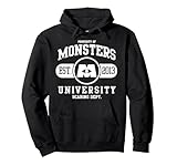 15PXMU018 Disney Pixar Monsters University Est. 2013 Logo Felpa con Cappuccio