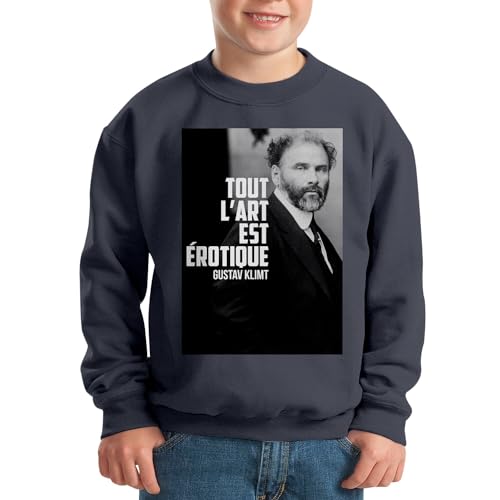 Sweatshirt enfant Klimt pull doux qui ne gratte pas pour l'hiver
