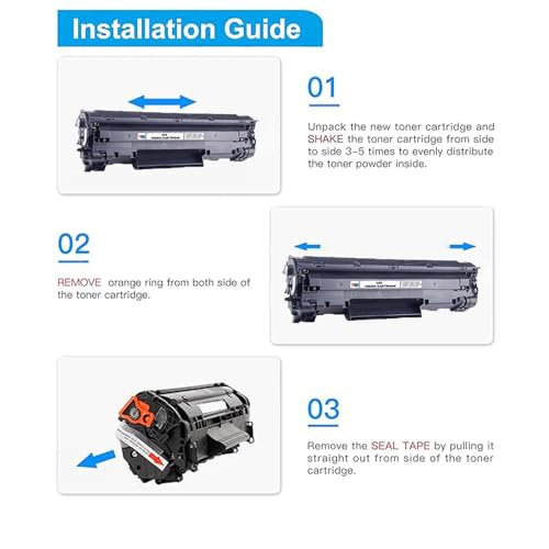 Image of 925 Toner Powder & Cartridge Compatible for Canon LBP 6030W, 6030B, 6018B, 3010B,MF3010 Printers (Toner Cartridge + Powder-1)