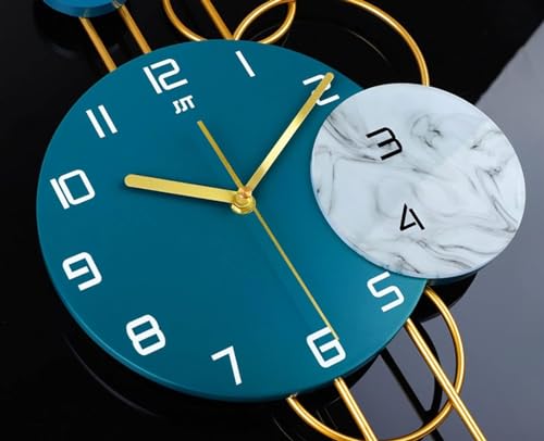 Horloge murale décorative grand format pour grand mur de séjour - 6