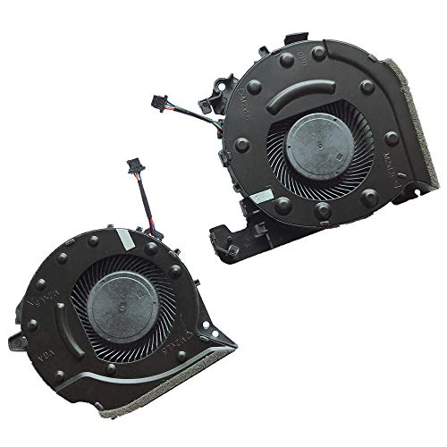 Compatible Laptop CPU Cooling Fan Cooler for HP Pac Gaming 4 Green Blade