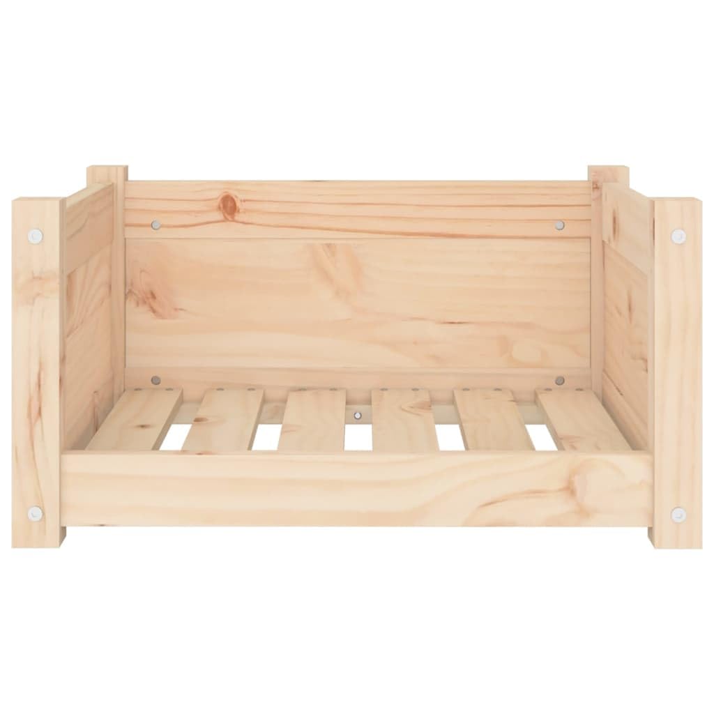 vidaXL Letto per Cani 55,5x45,5x28 cm in Legno massello di Pino