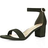sandalias tacon verde militar Ocasión: Fiesta, Oficina, Informal, Días de Halloween, Días de Navidad, Citas, Noche