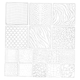 jojofuny 16 Stück Teiliges Tierhaut Malschablonen aus Robustem Pet Wiederverwendbare DIY Schablonen für Wand und Bastelprojekte Vielseitig Einsetzbar für Kreative Malvorlagen