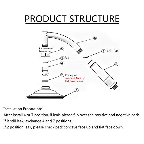 Ensemble portatif anion haute pression 6 pouces de qualité supérieure - 6