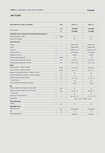 Scaldacqua A Gas Beretta Fonte Lx 11 Gpl - 7