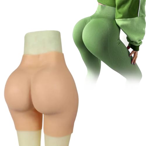 Culotte en silicone naturel à entrejambe ouvert pour rehausseur de fesses de crossdresser