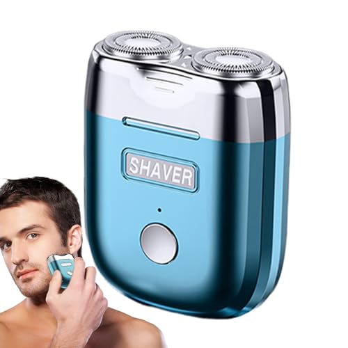 Sghtil Rasoio elettrico per uomo,Rasoio elettrico per il viso | Impermeabile senza fili con testa magnetica Trimmer per barba umida e per uso domestico e