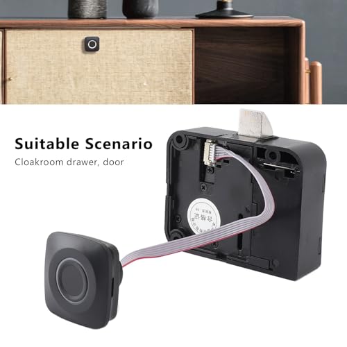 Haofy Smart Fingerprint Cabinet Lock, Ultra Thin Panel Fingerprint Recognition Technology - Image 2