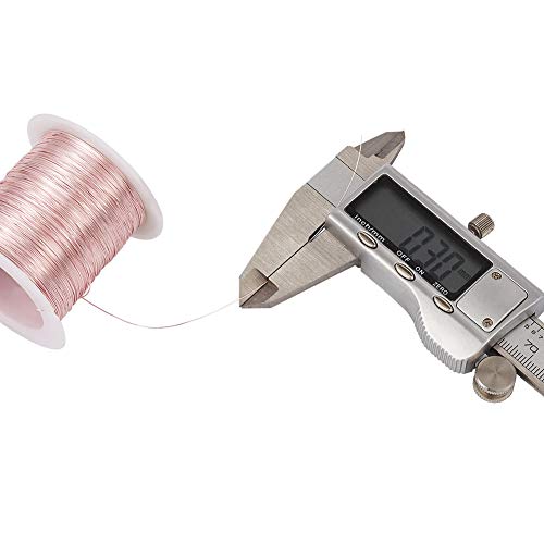 image for PH PandaHall Pandahall 236 Feet Tarnish Resistant Copper Wire 28 Gauge