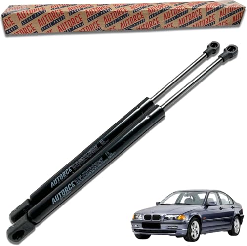 Image of AUTORCE 2 Pcs Rear Tailgate Boot Gas Struts Intended For BMW 3 Series Saloon, Coupe (E46) 316 318 320 323 325 328 330 M3 (1998-2006) Lift Support Shock Absorber System 320 (N) 350 MM 51248254281
