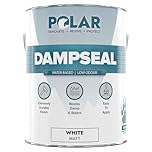 Polar Water Based Damp Seal - 2.5 Litres, White - Low Odour, Solvent Free, Damp Proofing Paint, Stain Blocker - Interior Walls & Ceilings - Smooth Matt Multi-Surface Finish